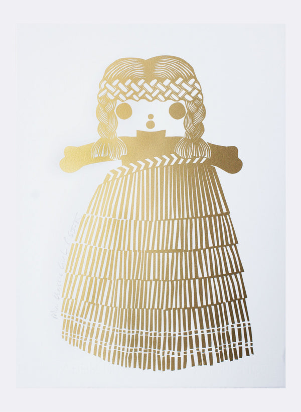 Mini Classic Girl (gold)